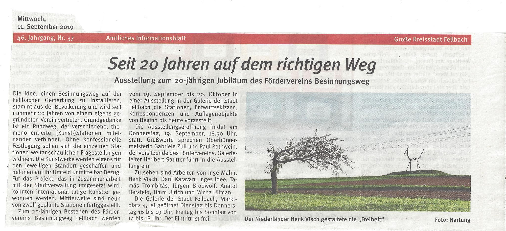 190911 Stadtanzeiger 20 Jahre