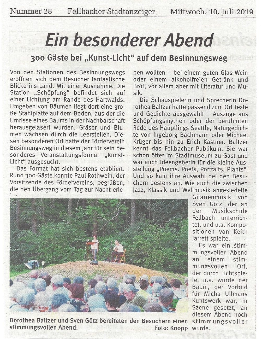 190710 Stadtanzeiger Kunstlicht