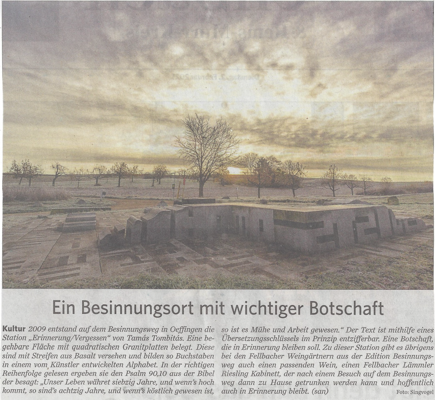 210203 Lichtblick Erinnern Vergessen