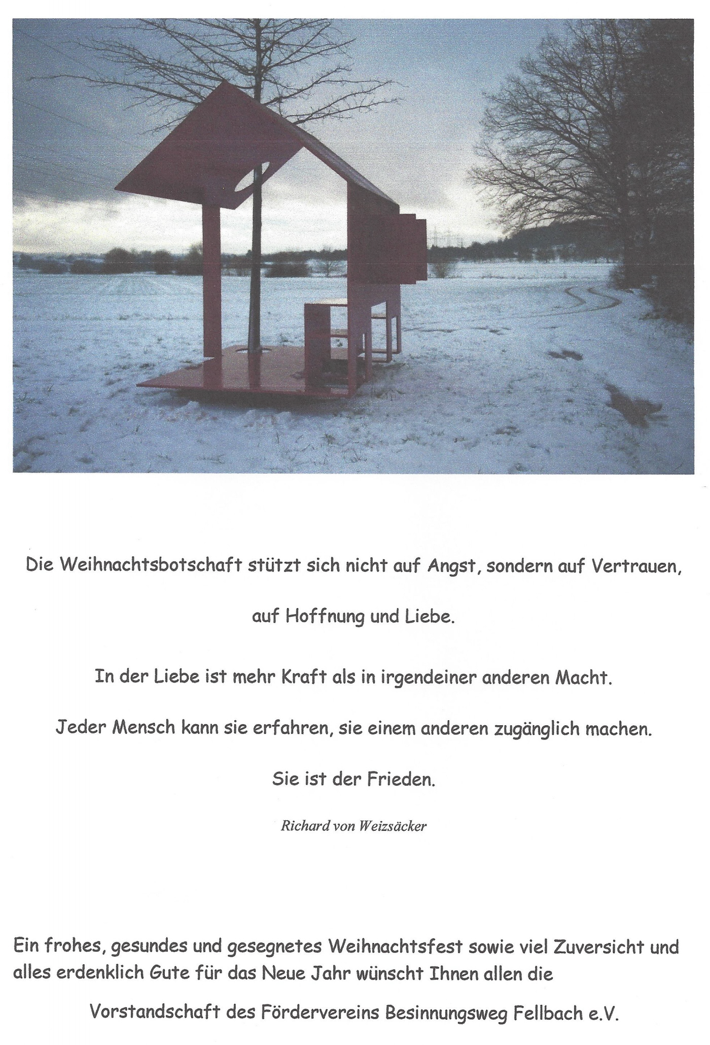 201214 Weihnachtsbotschaft Ortsnachrichten