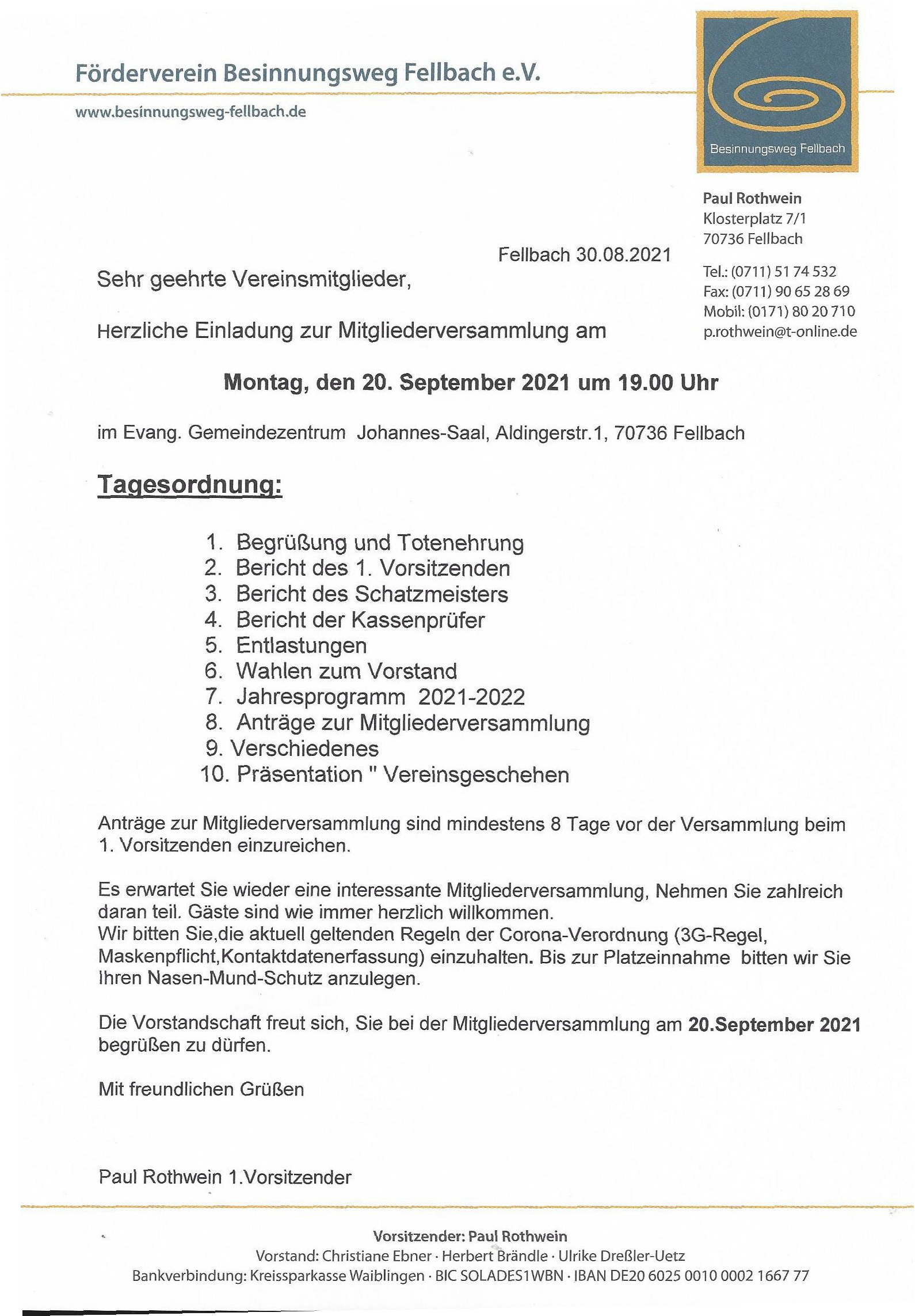 210920 Einladung Mitgliederversammlung