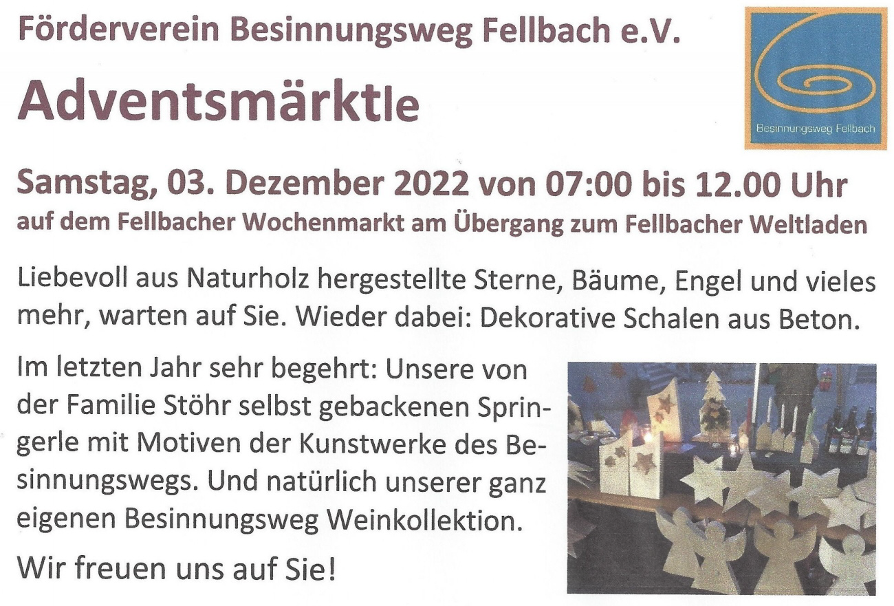 221203 Adventmrktle Fellbach Einladung